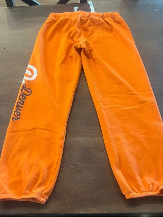 NFL Orange Ladies Joggers with White Accents - Size Medium - Picture 6 of 6